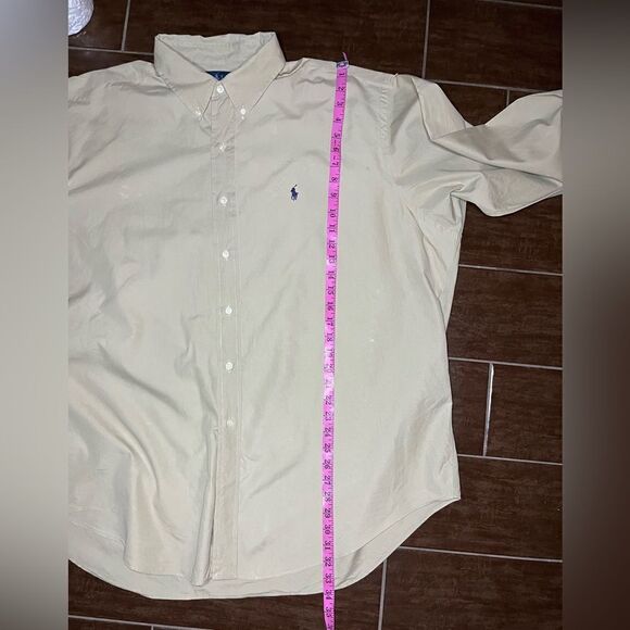 Polo Ralph Lauren Blake khaki colored button down sz XXL - Picture 6 of 7
